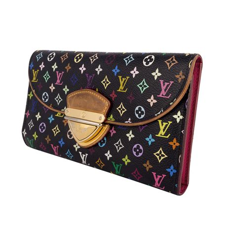 louis vuitton black multicolor|authentic louis vuitton multicolor wallet.